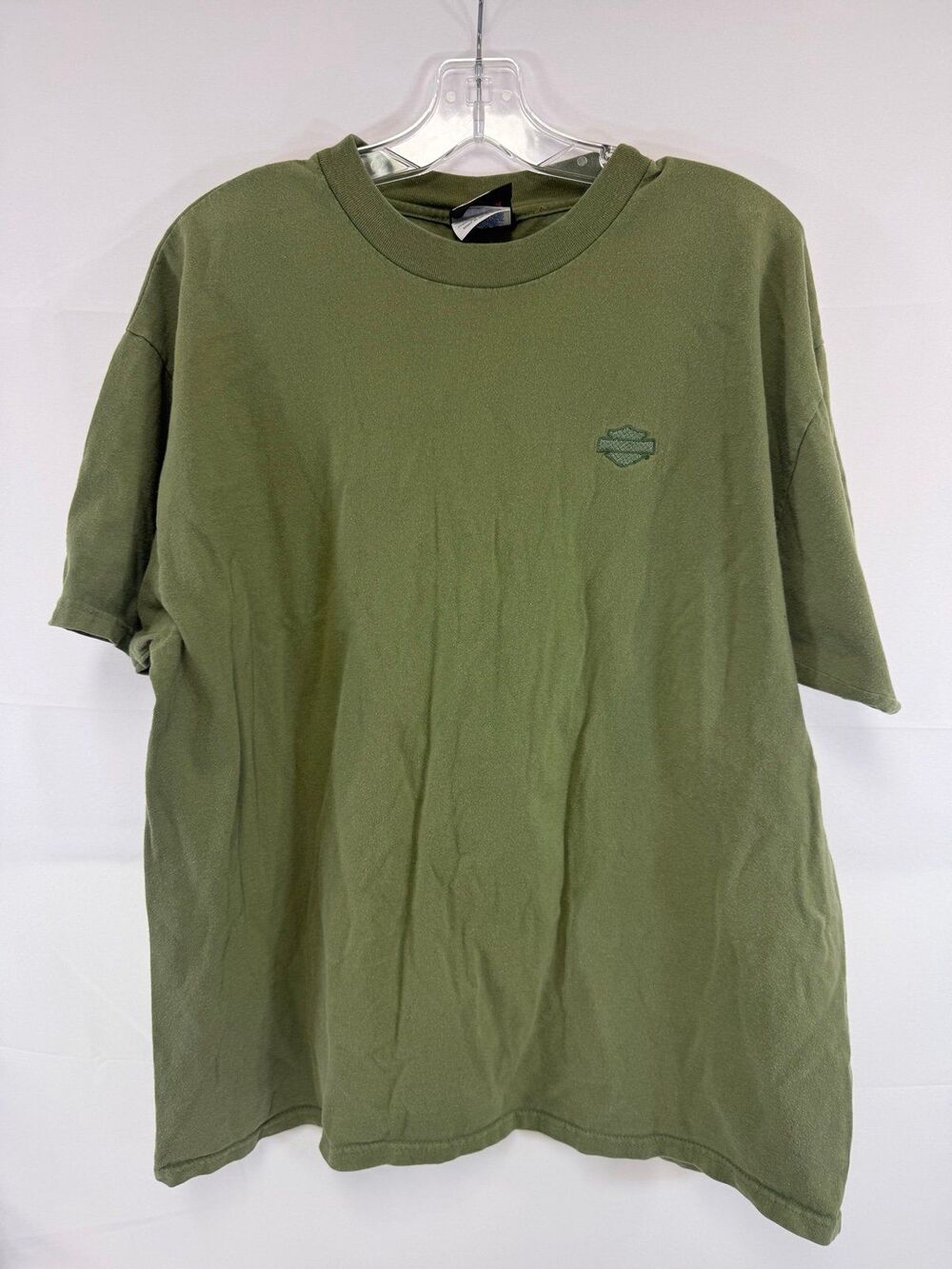 Vintage Harley Davidson Men’s T-shirt Green XL